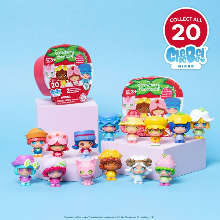 Strawberry Shortcake 1 1/2-In. Cheebee Mini-Fig. Case of 12