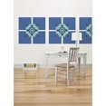 thumbnail image 2 of WallPops Dots Blox Stripes Aegean & Malaya Wall Decal, 2 of 2