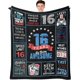 thumbnail image 1 of LHSHID 16th Birthday Gifts for Boy Boys 16 Birthday Throw Blanket 16th Birthday Presents for Boys 16 Yr Old Boy Gift Ideas 16 Birthday Decorations for Boys 50"x60", 1 of 7