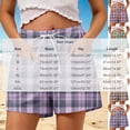 thumbnail image 3 of Women's Plus Size Drawstring Shorts with Pockets Casual Summer 5 Inseam, 3 of 6
