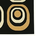 thumbnail image 3 of Linon Home Décor Capri Area Rug Collection, Black and Beige, 4.25' x 7.25', 3 of 5