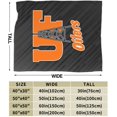 thumbnail image 3 of University of Findlay Logo Fleece Blanket, Very Soft Microfiber Flannel Blanket for Couch Warm and Cozy for All Seasons, 3 of 6