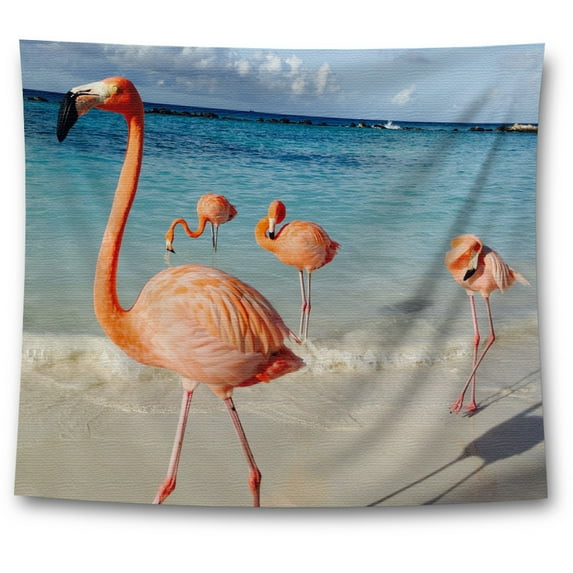 Awkward Styles Flamingo Tapestry Wall Hanging Summertime Home Decor
