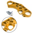 thumbnail image 2 of Lowering Triple Tree Front Upper Top Clamp for SUZUKI GSXR 600 750 1000 Gold, 2 of 10