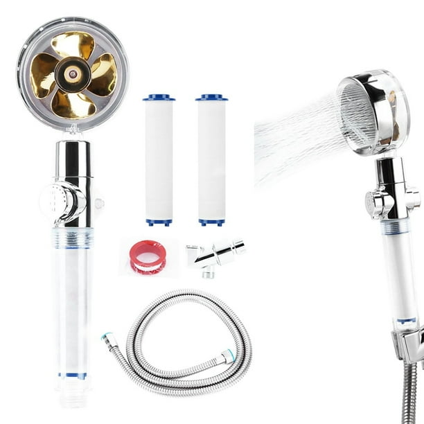 High Pressure Shower Head, Detachable Shower Head, 360° Rotating Vortex