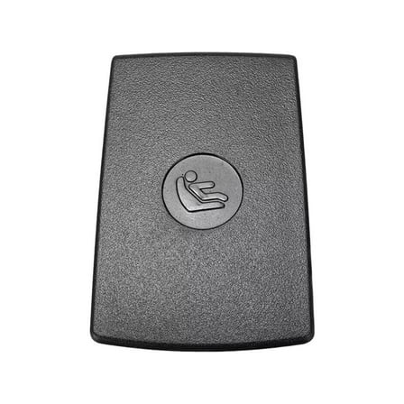 Black Car Rear Child ISOFix Seat Cover Cap O0L5