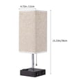 thumbnail image 2 of Living Room Table Lamp Bedroom Desk Lamp with Dual USB Ports Bedside Table Lamp (US Plug), 2 of 8