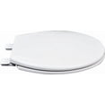 thumbnail image 2 of 2F1R6-04 Slow Close Plastic Round Top Mount Toilet Seat with Adjustable Release and Clean Hinge, 2 of 6