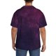 thumbnail image 3 of Balery Black Dark Blue Purple Camisa Casual de Manga Corta con Botones para Hombre, Texturizada, Estilo Cubano, para Playa, Verano-X-Large, 3 of 5