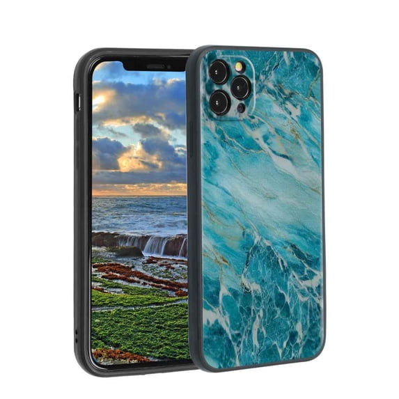 Compatible with iPhone 11 Pro Max Phone Case, Marble-Custom19 Case Men Women, Flexible Silicone Shockproof Case for iPhone 11 Pro Max