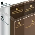 thumbnail image 3 of Wallowa Metallic Heavy Long and Large Outdoor/Indoor Planter Box 38Lx15Wx15H inches, 40lb Espresso, 3 of 6