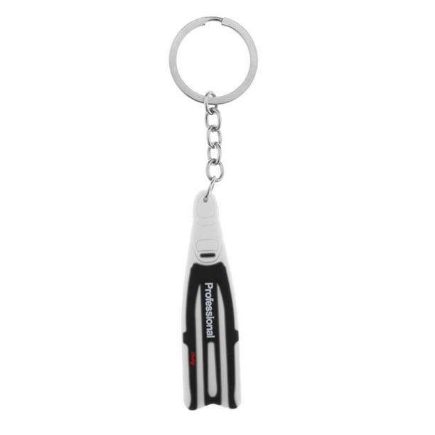 Novedad Llavero Buceo Buceador Coche Motocicleta Llavero Colgante Blanco shamjiam Llavero de buceo