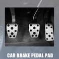 thumbnail image 2 of Cubierta de pedal Acelerador Freno Embrague Kit Unique Bargains Tono Plateado para Subaru, 2 of 7