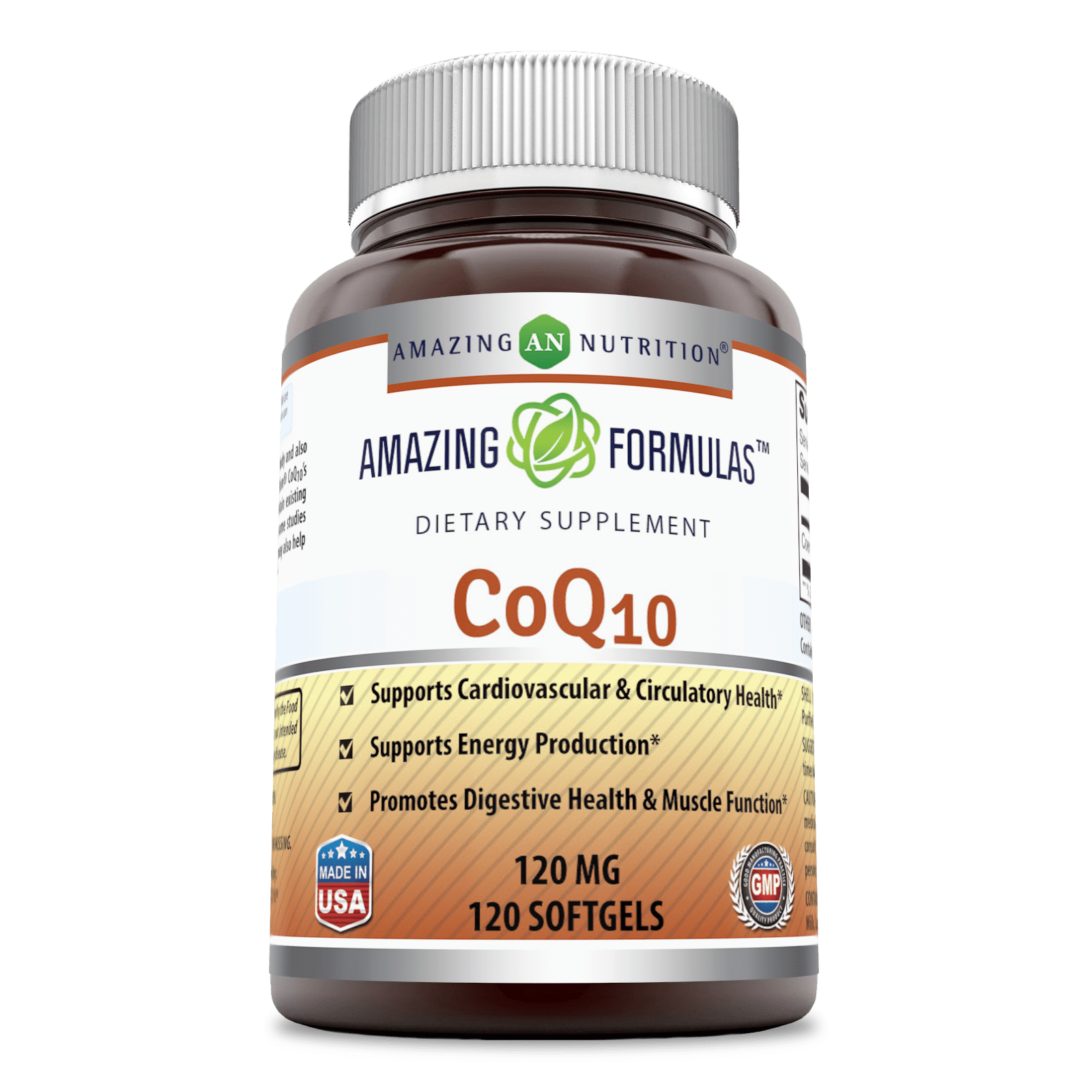Amazing Formulas CoQ10 (Coenzyme Q10) - 120 mg, 120 Softgels - Walmart.com