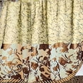 thumbnail image 3 of ZEHJUHAN Women's Plus Size Sleeveless Floral Print Midi Dress Vacation Boho Sundress with Stitching Design Yellow，4XL, 3 of 5