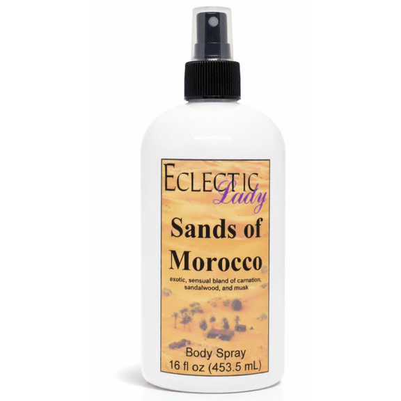 Sands Of Morocco Body Spray, Eclectic Lady, Hydrating Mist, Unisex, 16 oz