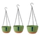 thumbnail image 3 of Maceta colgante de flores ANGGREK doble cadena cesta colgante cuenca de absorción de agua automática, 3 of 8