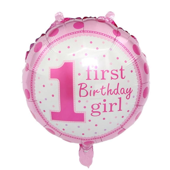 18in Pink Thicker Foil Balloon Boy Girl 1st Birthday Party Balloons Baby Shower Decorations