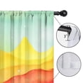 thumbnail image 4 of Blackout Kids Curtains,Colorful Tie Dye Mountain Pattern Childrens Insulated Curtains Set Of 2,Bedroom Essentials,Toddler Room Decor 52"x84", 4 of 5