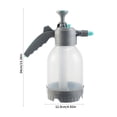 thumbnail image 3 of Ersvoioy Garden Pump Sprayer, Pressure Sprayer Bottle, Handheld Water Sprayer, Water Mist Spray Bottle with Adjustable Brass Nozzle, for Plants and Other Cleaning Solutions Gray, 3 of 7