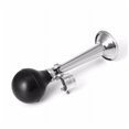 thumbnail image 3 of Paquete de 2 bocinas de corneta, bocina de payaso retro, bocina de bicicleta para niños, altavoz clásico de metal trenzado, sirena, bocina de aire de caracol para vehículos, bicicletas, carrito de golf (negro y rojo) RV Sailing Electrónica, 3 of 5