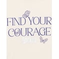 thumbnail image 4 of Wicked Find Your Courage Cropped Boxy Drop Shoulder T-Shirt Adult, 4 of 5