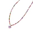 thumbnail image 6 of Mixed Bead Necklace Handmade Everyday Wear Lightweight Beads Choker Necklace, 6 of 7