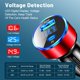 thumbnail image 3 of Adaptador de cargador de coche de 20 W USB 3.0 PD tipo C 2 puertos cargador de coche de viaje (rojo), 3 of 6
