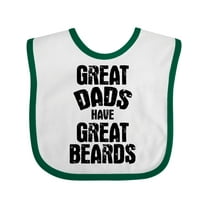 Inktastic Great Dads Have Great Beards Boys Baby Bib