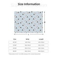 thumbnail image 5 of Uemuo Cute Farm Cow Printed Throw Blanket for Couch, Fluffy Fuzzy Blankets for Bed, Sofa, Cozy Flannel Faux Fur Blanket-50"x40", 5 of 6