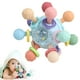 thumbnail image 2 of Juguetes Montessori para bebés de 0 a 12 meses, mordedor con sonajero sensorial, juguetes de desarrollo de actividad de agarre, juguetes de dentición de silicona para bebés, 2 of 5