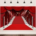 thumbnail image 2 of TelóN de Fondo de Cortina Roja, TelóN de Fondo de FotografíA de Tela de Alfombra Roja Grande Fondo de Estudio de FotografíA para Decoraciones, 2 of 6