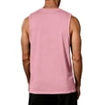 thumbnail image 3 of Summer Beach Sleeveless Tank Tops for Men, Hawaiian Letter Print Muscle Cut Off Shirts Casual Workout Tops, 3 of 3