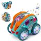 thumbnail image 1 of Transparent Gear Car with Lights & Music - Light-Up Crawling Toy for Kids Boys & Girls, Bump & Go Racing Car with Moving Gears, 1 of 5