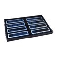 thumbnail image 2 of Exhibidor de piedras de diamante, tarro para gemas, cojín de terciopelo con cerradura, organizador rectangular, caja de joyería de piedras preciosas 8 cuadrículas, 2 of 8