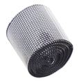 thumbnail image 3 of GUOOL 24 Rows 5 Yard Bling Rhinestone Diamond Mesh Wrap Hot Fix Wrap Ribbon Black, 3 of 5
