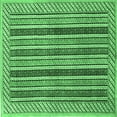 thumbnail image 1 of Ahgly Company Indoor Square Persian Emerald Green Traditional Area Rugs, 6' Square, 1 of 4
