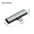 thumbnail image 3 of USB C to 3.5mm Headphone and 30W PD Fast Charging Adapter 2 in 1 Type C to 3.5mm Audio HiFi 32bit 384Khz, 3 of 4