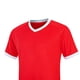thumbnail image 5 of Conjuntos de blusas y camisas de manga corta con cuello en V. Conjunto de traje de fútbol de color sólido para niños para juegos deportivos universitarios, partidos de rendimiento, uniformes de entren, 5 of 5