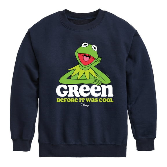 Muppets - Green Before It Was Cool - Toddler And Youth Crewneck Fleece Sweatshirt