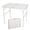 White, variant on IVV 3FT Folding Camping Table, Height-Adjustable Lightweight Aluminum Picnic Table with Carry Handle for Outdoor Indoor Party BBQ Hiking Beach (White)