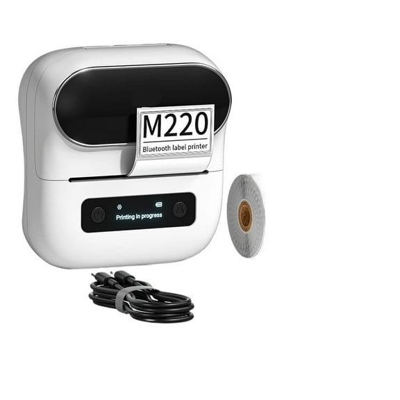 Label Printer Handheld Thermal Maker Bluetooth Barcode QR Code Sticker Paper Rolls Labeller