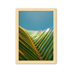 thumbnail image 1 of Planta de hoja de fotografia de naturaleza Cielo azul Cuadro de madera decorativa marco de casa A4, 1 of 3