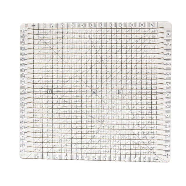 Quilting Ruler 6/12 Inch, Clear Acrylic Square for Easy Cutting, Sewing, Measuring with Edges, Durable Material, Perfect Gift