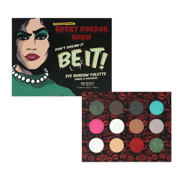 Rocky Horror Show Eyeshadow Palette, 12 Dazzling Shades