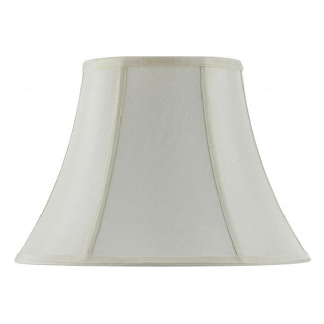 SH-8104-16-EG 16 in. Vertical Piped Basic Bell Shade, Egg Shell