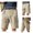 Kaki, variante sur cllios Shorts de Randonnée pour Hommes multi-Poches Shorts de Travail Extérieurs Légers Séchage Rapide Résistants à l'Eau
