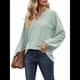 thumbnail image 3 of Camisetas de Larga para Mujer, Blusa con Escote en V Profundo, Elegantes e Informales, Moda 2025, Holgadas y Suaves, para Otoño e Invierno Judías XXL, 3 of 10