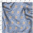 thumbnail image 3 of Soimoi Rayon Fabric Shells Ocean Print Fabric by the Yard 42 Inch Wide, 3 of 6