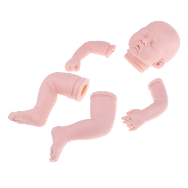 20 Pulgadas Muñeca Recién Nacida sin Pintar Molde de Muñeca de Bebé Silicona DIY - # 4 Sunnimix Kits de muñecas Reborn sin pintar